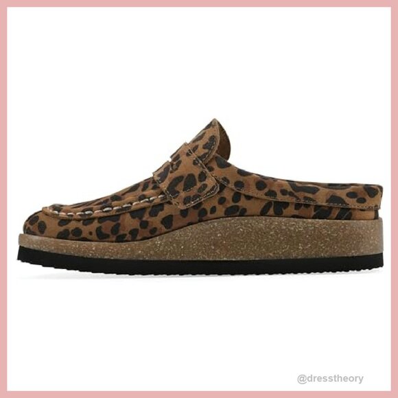 Genuine Leather Mules with Contoured Footbed, Size Available - Picture 5 of 8